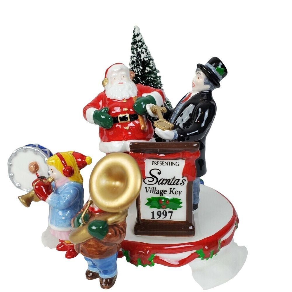Dept 56 Snow Village 1997 Santa Comes to Town #54899‎ Retired Christmas